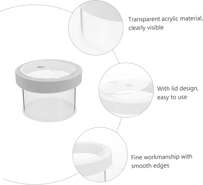 Fish Tank Breeder Box Removable Cover Floating Isolation Tank for Fry and Young Fish Lightweight Acrylic Aquarium Hatching Incubator for