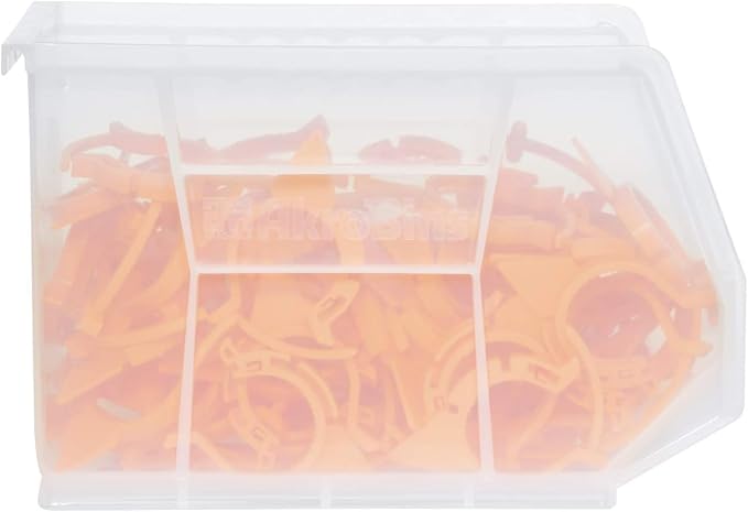 Akro-Mils 30239 AkroBins Plastic Storage Bins, Space-Saving Stackable Bins