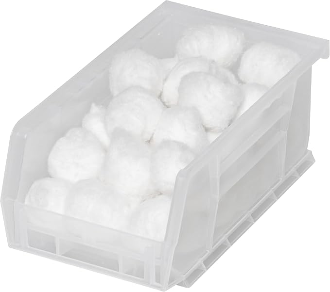 Akro-Mils 30220 AkroBins Plastic Storage Bins, Space-Saving Stackable Bins