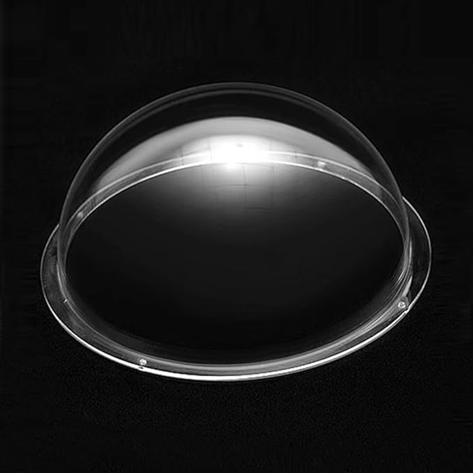 LOTOWELZON 4.7 Inch Acrylic Replacement Transparent Clear Camera Dome Cover Security Camera Housing Pet Dog Fence Window Skylight (ID120mm*H60mm/4.7 * 2.4in)