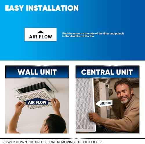 10X10x1 MERV 13 Air Filters, 6-Pack, Actual Size: 9.70" x 9.70" x