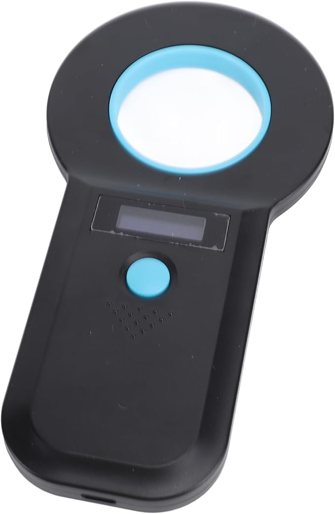 Hyuduo Pet Microchip Scanner, Bluetooth and USB C Portable Handheld Animal Chip Reader with 128 Data Storage for EMID FDX B ISO 11784/85 Chips