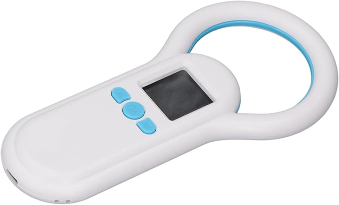 Animal Microchip Scanner, 1.44in TFT Screen 500 Data Storage 915M USB 2.4G Wireless BT Pet Chip Reader, with 3 Connection Methods, for ISO 11784 11785 FDX B Microchips
