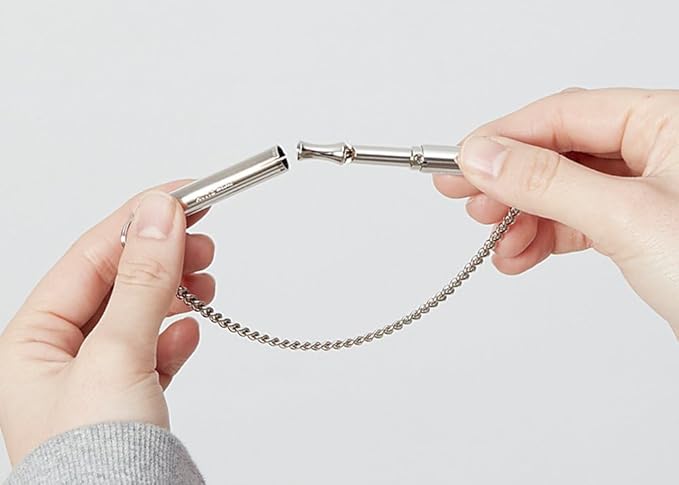 ACME Original 'Silent' Dog Training Whistle no. 535. Adjustable Frequency. Good Sound Quality. Weather-Proof. Designed and Made in The UK. Solid Brass (Polished Brass)