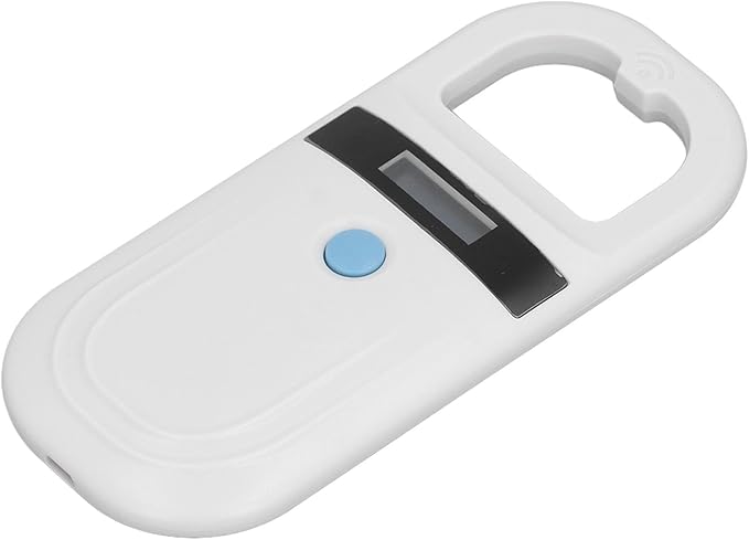 Pet Microchip Reader Rechargeable USB with OLED Display 134.2KHz ISO11784/85 FDX-B 15cm Read Distance ABS Material