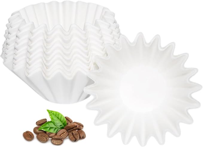 1-2 Cup White Coffee Filters, Small Coffee Maker, Single Serve Coffee Pot