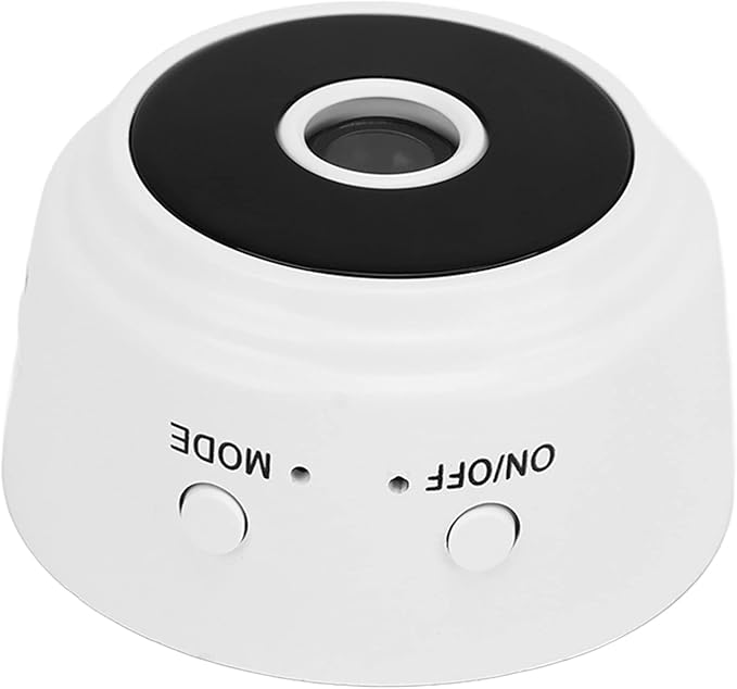 ciciglow A9 Camera Indoor, 1080P Magnetic Pet Dog Camera Baby Camera Mini Camera Security Camera (White)