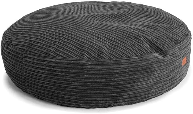 CordaRoy's 50" Waterproof Terry Corduroy Forever Dog Bed, Dark Grey