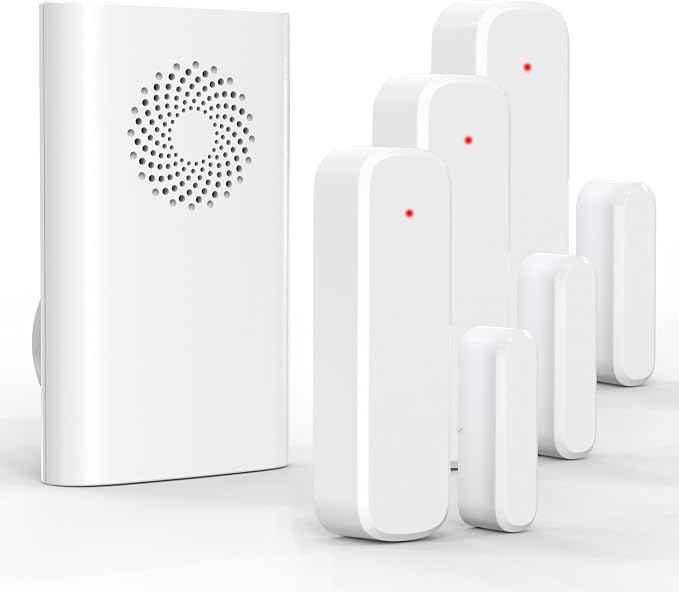 Door Chime, Wireless Door Open Sensor Alarm When Entry Business/Office/Store