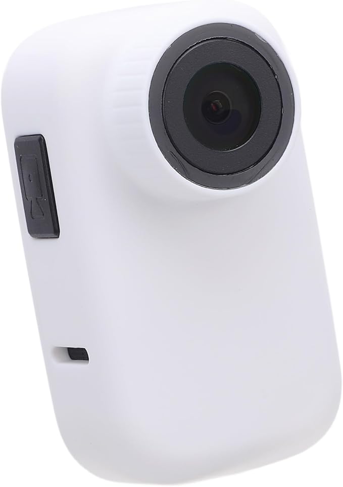 Pet Body Worn Camera, Water Portable HD Wearable Body Cam with Multiple Functions, for Cats Dogs Outdoor Travel Adventures (White)