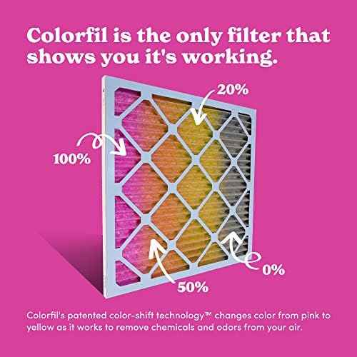 12x20x1 Air Filter by Colorfil | Color Changing Filters for Cat and