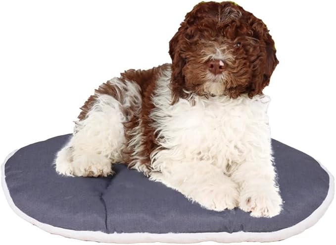Ferplast Dog Cushion Relax, Cushion for Medium-Sized Dogs, Cat Cushion, Mat for kennels and Cars - Washable - in Cotton and Peluche with Soft Padding, 78 x 50 m. Brown