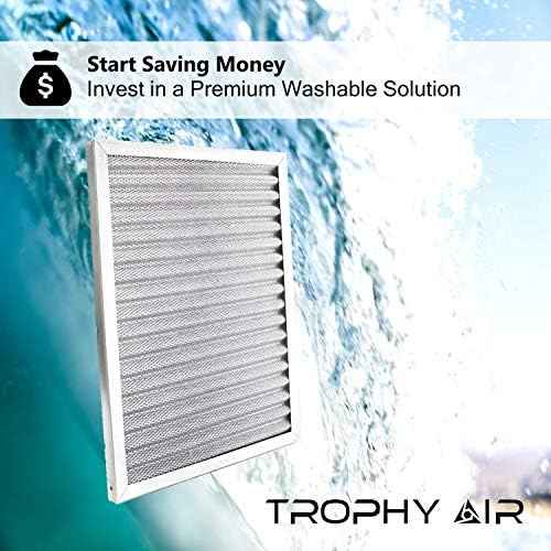 12x12x1 | Trophy Air | Merv 8 | Washable Furnace Filter | Lifetime