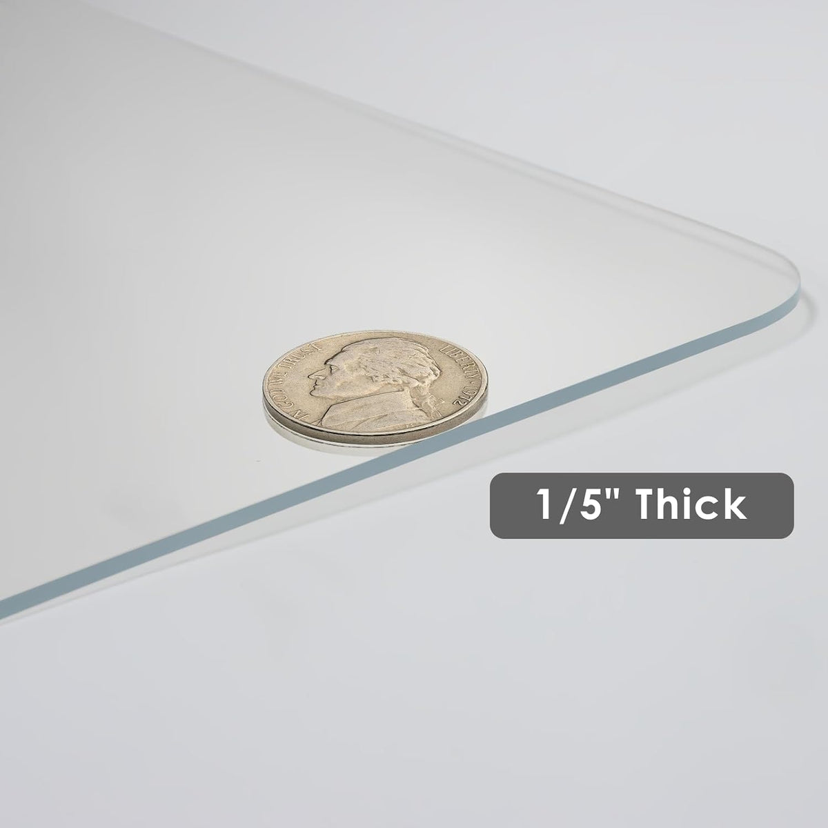 Kuyal 1/5" Thick Office Chair Mat, Heavy Duty Hard Computer Chair Mat,