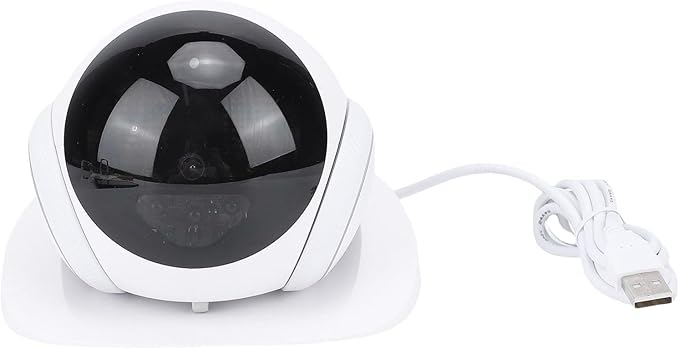Vikye Pet Camera, 1080P Movable Pet Camera Indoor, 360 Pan/Tilt View 2 Way Talk Video Recording Puppy Cam, Night Vision, Motion Detection