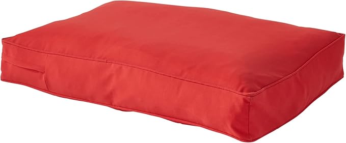 Charlie Rectangle Indoor/Outdoor Pillow Style Dog Bed, Salsa, Small (24" x 36")