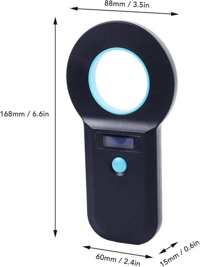 800mAh Large Capacity Pet Chip Reader, High Capacity Lithium Battery with Long Standby, Rechargeable Design for Prolonged Daily Practical Use