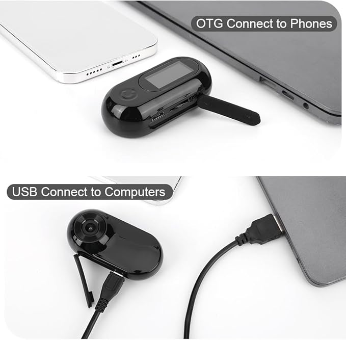 Cat/Dog Collar Camera with 32GB SD Card, HD 1080P Mini Body Action Camera for Outdoor, Birthday Gift