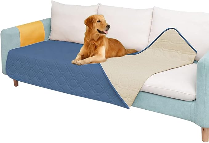 SUNNYTEX Waterproof Dog Bed Cover Dog Mat Pet Pad Pet Blanket for Couch Sofa Bed Mat Anti-Slip Furniture Protrctor