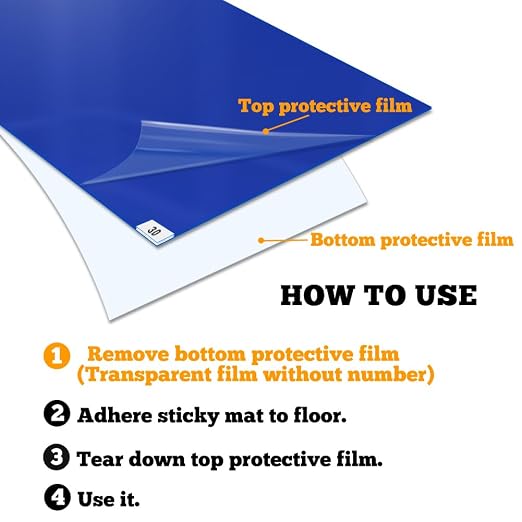 SATECH Sticky Tacky Mat 24" x 36" White