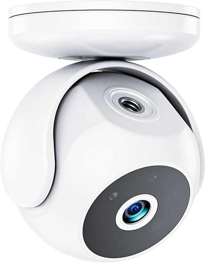 Pets Camera with Magnetic Bracket, 1080P Indoor Wireless Camera, 170° Wide Angle White - Smart Motion Detection, Infrared Night Vision, Home Safety Monitor