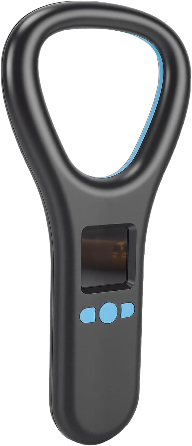 Bewinner Pet Microchip Scanner Pet, Chip Reader FDX B EMID Microchip Detector 1.44 Inch Color Screen Rechargeable Portable with 500 Data Storage USB Connectivity for Dogs Cats Pets