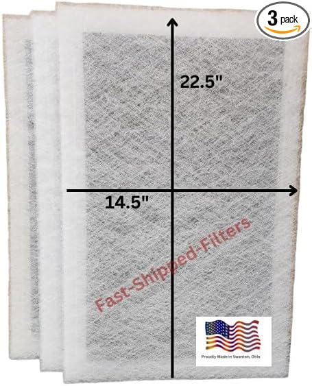 Fast-Shipped-Filters 3 Pack 20x25 Replacement Filter Pads Compatible Designed