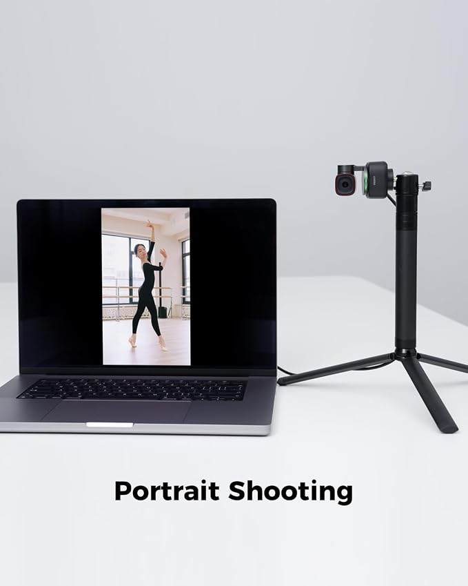 OBSBOT Tiny 2 Webcam 4K Voice Control PTZ, AI Tracking Multi-Mode & Auto Focus