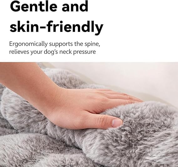Dream Cloud Pet Sofa Bed for Couch, 2026 Upgraded Plush Washable Waterproof Non-Slip Pet Mat, Cozy Furniture Protector for Small Medium Dogs & Cats (Gray)