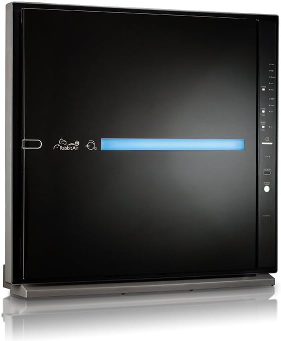 Rabbit Air, MinusA2 Air Purifiers for Home, Ultra Quiet HEPA Air Purifier - Wall Mountable Large Room Air Purifier - Stylish & Efficient - (SPA-780A, Black, Odor Remover)