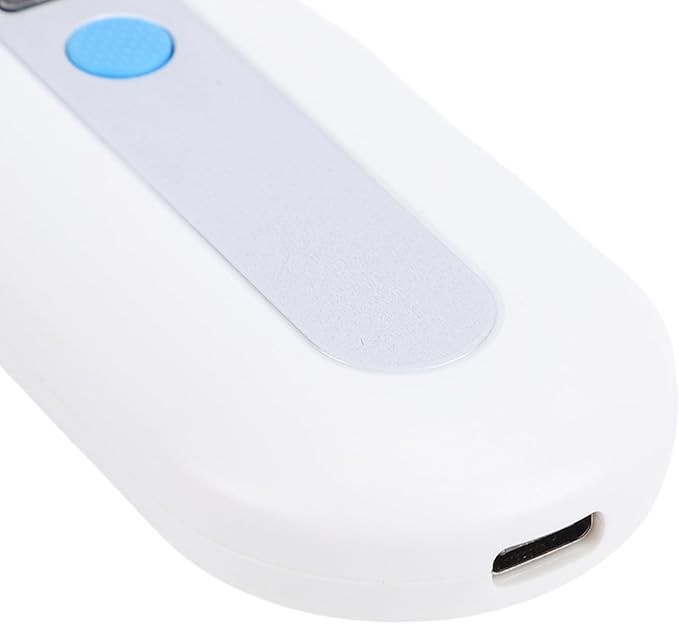 GLOGLOW Pet Microchip Scanner, Rechargeable Reader for Dogs and Cats with OLED Display and Connectivity for Vet Professionals Landscape Aquaculture (White)
