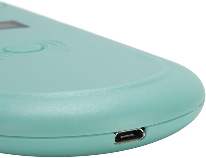 Pet Chip Reader Handheld with Magnifier and LED Light for Animal Identification Applications - USB Charging Portable Animal Chip Scanner for DogCatHorse - Green ABS Material
