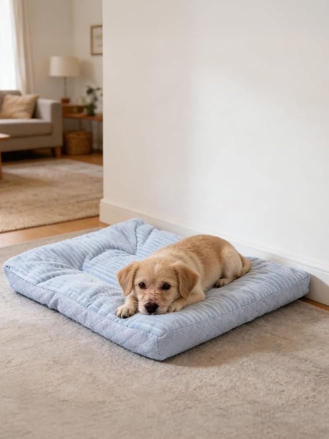 Dog Bed,pet Beds & Furniture,Machine-Washable Cushion for Dogs and Cats,Suitable for Dogs, Floor Furniture Use Grey S