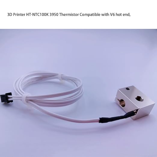 3Pcs 3D Printer HT-NTC100K Thermistor, Ender 3 Thermistor Upgrade NTC 100K 3950