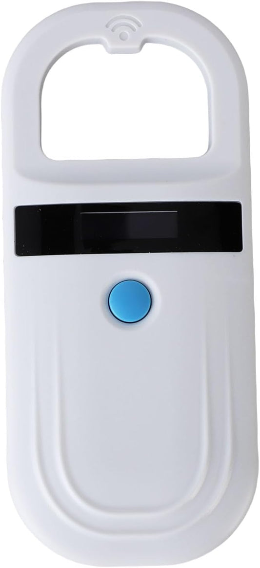 Microchip Scanner, Portable Handheld Pet Microchip Scanner with 800mAh Rechargeable Battery and 1000 Data Storage, Reader with Wireless Technology for Dogs, Cats, and (Style 1)