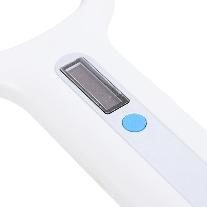 HEEPDD Pet Microchip Scanner, Trackers Reader for Dogs and Cats with OLED Display and Connectivity for Vet Professionals Pet Microchip Scanner, Rechargeable Nan Gardening (White)