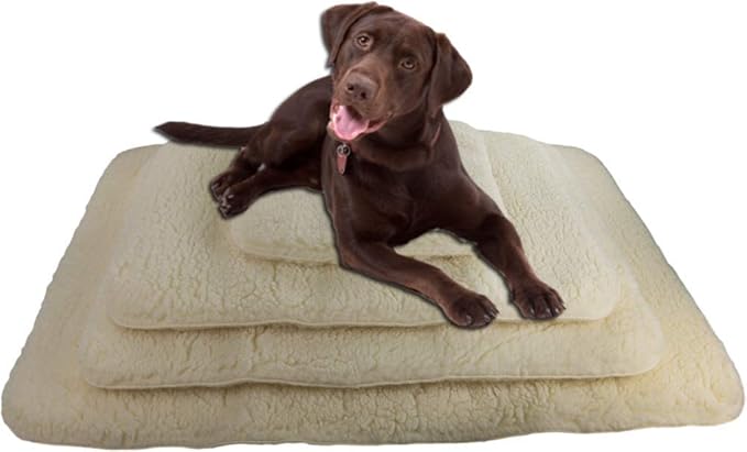 ActiveDogs Hi Loft Sherpa Faux Lambskin Dog Bed - X-Large 36"x50" - Orthopedic & Machine Washable - Double Layered
