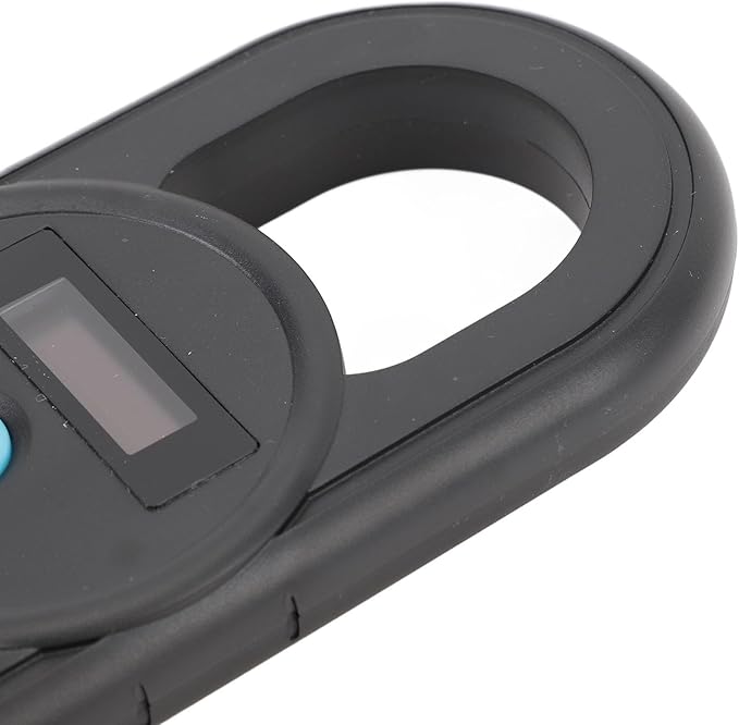 ANGGREK Pet Chip Scanner, Rechargeable Dual Frequency Store 128 Stores Information Easy to Use Portable Animal Tag Reader for Animal Hospitals (Black)