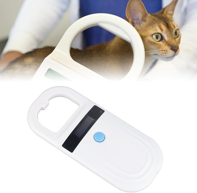 Microchip for Dogs, Pet Microchip Reader, Dog Chip Scanner, Suitable for Reading Microchips in Dogs and Other Animals