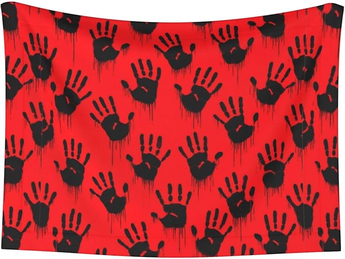 Pet Blanket for Couches and Beds, Funny Bloody Horror Halloween Theme, Reversible Double Sided Plush Design with Soft Bumpy Texture and Smooth Surface, Furniture Protector