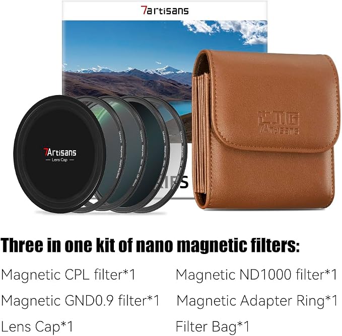 7artisans Nano Magnetic Filter UV Filter ND Light Reduction Filter/CPL
