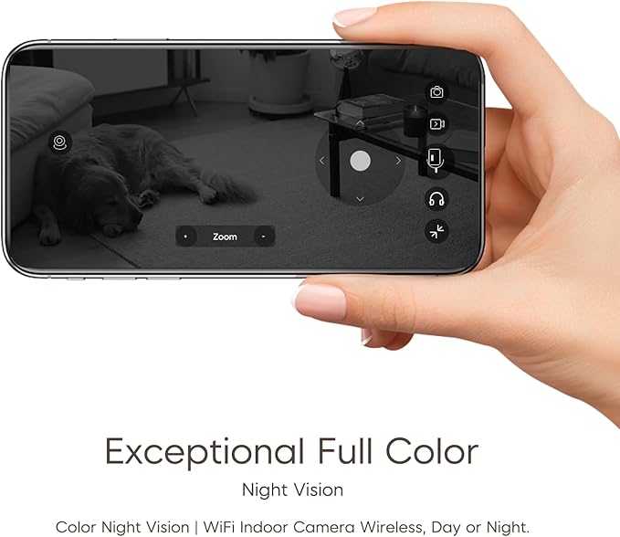 VSTARCAM 2K Dual Lens Indoor Security Camera, 10X Hybrid Zoom WiFi Camera for Home Security, 360° AI Tracking Pet Baby Monitor, Color Night Vision, 2-Way Audio, Support Cloud & 256GB SD Card Storage