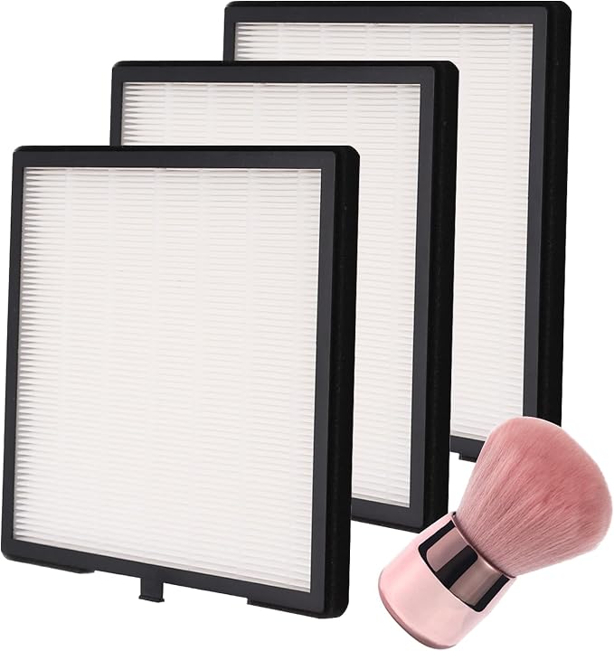Nail Dust Collector Replacement Filters, 3 Pack Nail Tech Dust Collector Filter