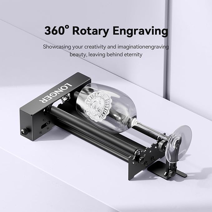 Longer Laser Engraver Rotary Roller