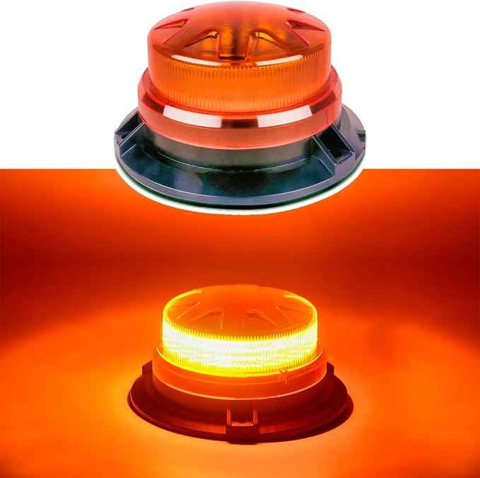 AUXMOTEC Amber Led Emergency Strobe Beacon Lights Bar