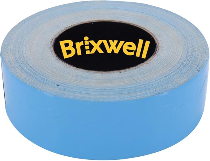 Brixwell 4 Rolls - Blue Double Coated Carpet Tape 2 Inch x 36 Yard Made in the USA
