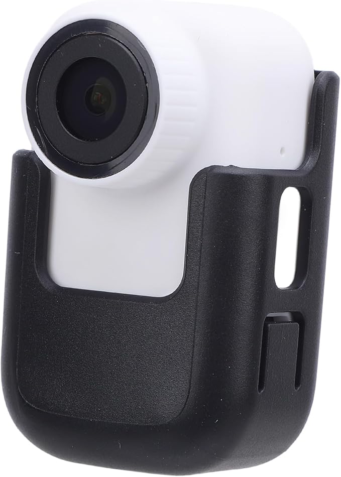 Pet Body Worn Camera, Pet Wearable Body Cam with HD Resolution and Water Design, Lightweight Action Camera for Dog Cat Outdoor Travel Adventures (White)