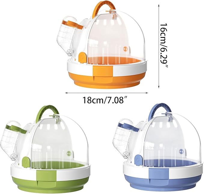 Bird House, Portable Clear Bird Parrots Transport Cage Window Carrier Bag Breathable Bird Carrier Travel Bag