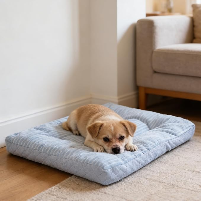 Dog Bed,pet Beds & Furniture,Machine-Washable Cushion for Dogs and Cats,Suitable for Dogs, Floor Furniture Use Grey L