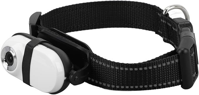 SUNGOOYUE Pet Collar Camera, 1080P HD Video Recording Adjustable Angle View with Back, for Dogs Cats Indoor Outdoor Travel Adventure (32GB)